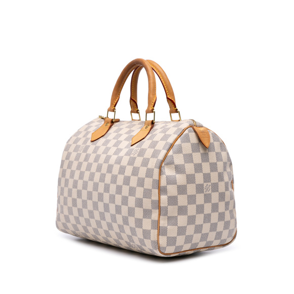 Pre-Loved Louis Vuitton Damier Azur Speedy 30 - Picture 2 of 8